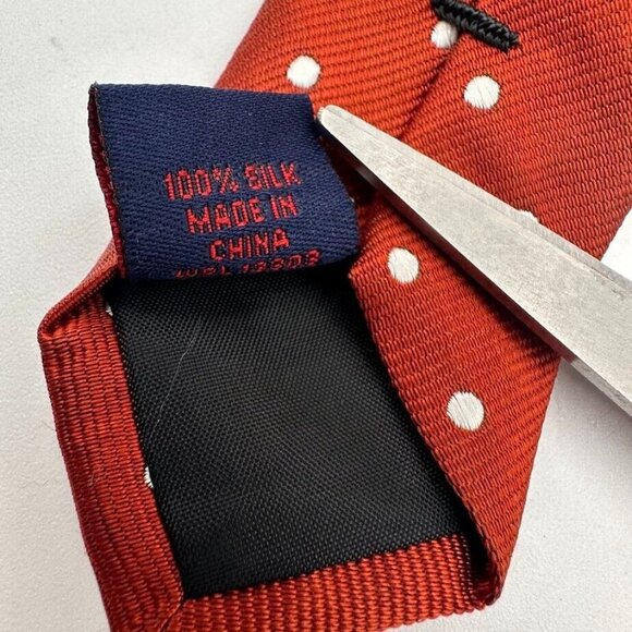 Lot 3 Mens Silk Classic Ties Izod Daniel De Fasson Rooster Blue Red New - Picture 13 of 16